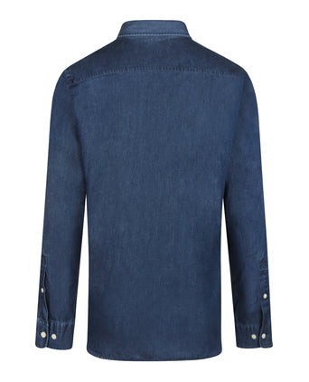 Overhemd Denimlook | Medium Blue