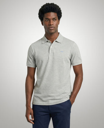 Classic Polo Regular Fit | Medium Grey Melange