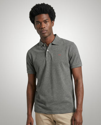 Classic Polo Regular Fit | Dark Grey Melange