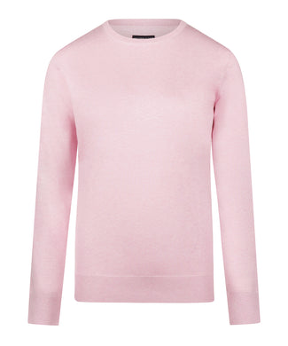 Sweater Cotton-Cashmere Round Neck | Light Pink Sweater Cotton-Cashmere Round Neck | Light Pink