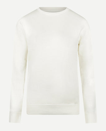 Trui Katoen Cashmere Ronde Hals | Off White