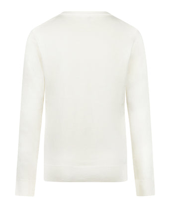 Sweater Cotton-Cashmere Round Neck | Off White