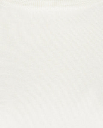 Trui Katoen-Kasjmier Ronde Hals | Off White