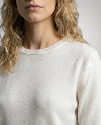 Sweater Cotton-Cashmere Round Neck | Off White