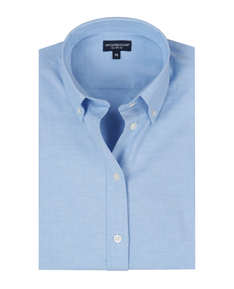 Blouse Oxford Stretch | Light Blue