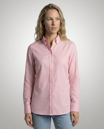Blouse Oxford Stretch | Light Pink