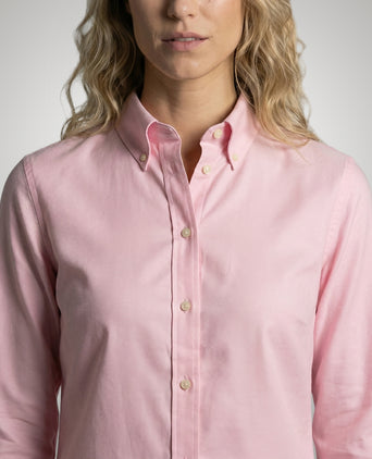 Blouse Oxford Stretch | Light Pink