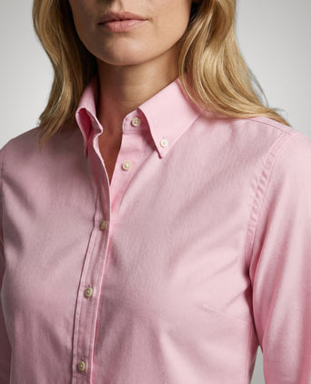 Blouse Oxford Stretch | Light Pink