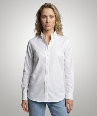 Blouse Oxford Stretch | White Blouse Oxford Stretch | White