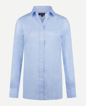 Blouse Katoen Linnen | Light Blue