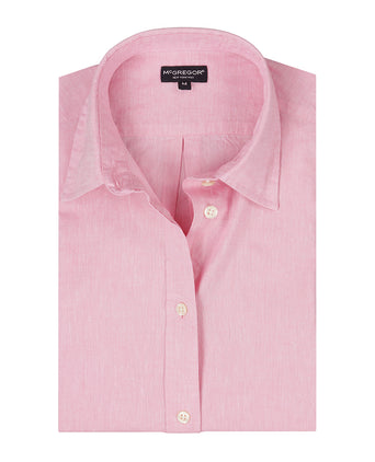 Blouse Katoen Linnen | Light Pink