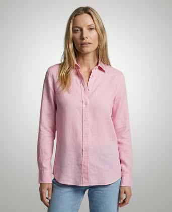 Blouse Katoen Linnen | Light Pink