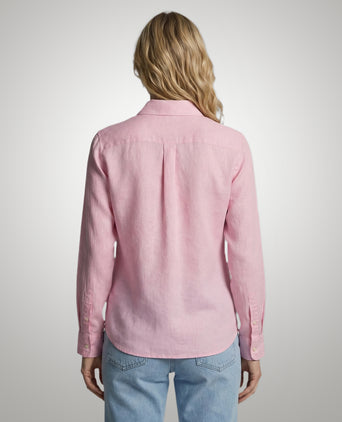 Blouse Katoen Linnen | Light Pink