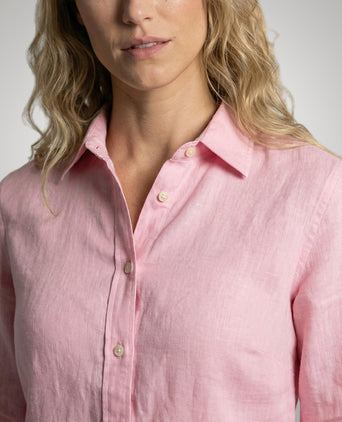 Blouse Katoen Linnen | Light Pink