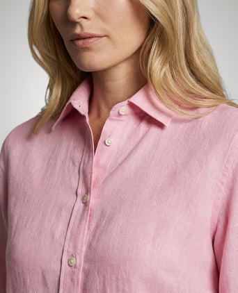 Blouse Katoen Linnen | Light Pink