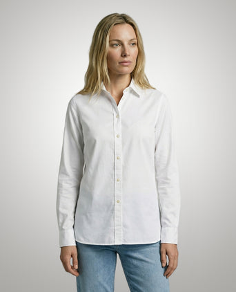 Blouse Katoen Linnen | White