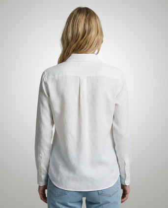 Blouse Katoen Linnen | White