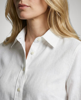 Blouse Katoen Linnen | White