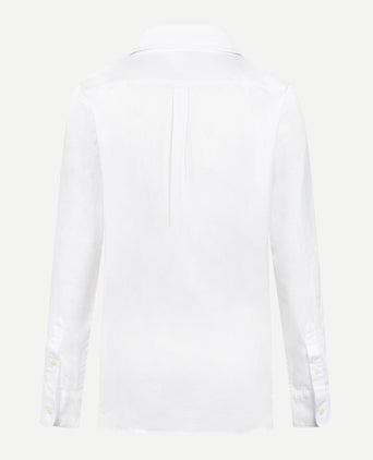 Blouse Katoen Linnen | White