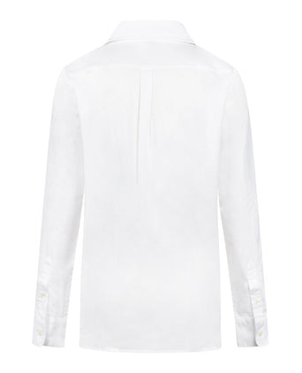 Blouse Katoen Linnen | White