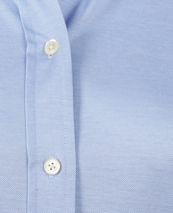 Stretch Piqué Shirt | Light Blue
