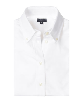 Blouse Stretch Piqué | White