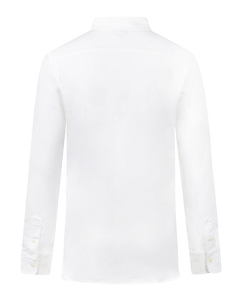 Blouse Stretch Piqué | White