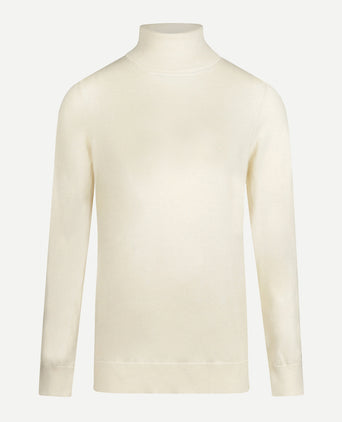 Trui Katoen-Kasjmier Col | Off White