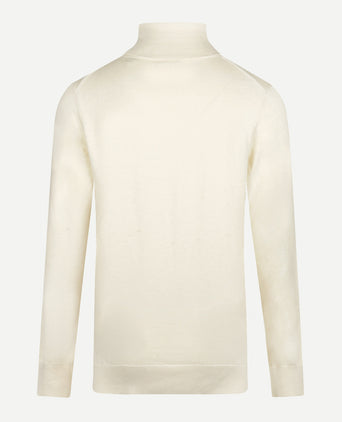 Trui Katoen-Kasjmier Col | Off White
