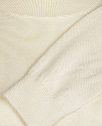 Trui Katoen-Kasjmier Col | Off White