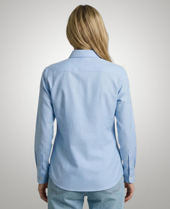 Blouse Stretch Oxford | Light Blue
