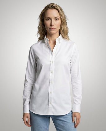 Blouse Stretch Oxford | White