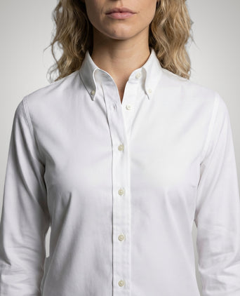 Blouse Stretch Oxford | White