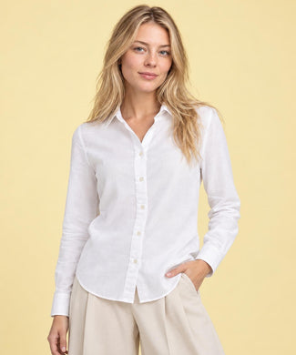 Blouse Stretch Piqué | White Blouse Stretch Piqué | White