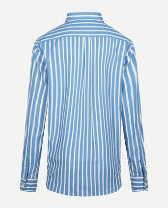 Blouse Poplin Streep | Chambray