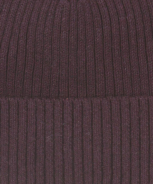 Cotton cashmere muts | Purple
