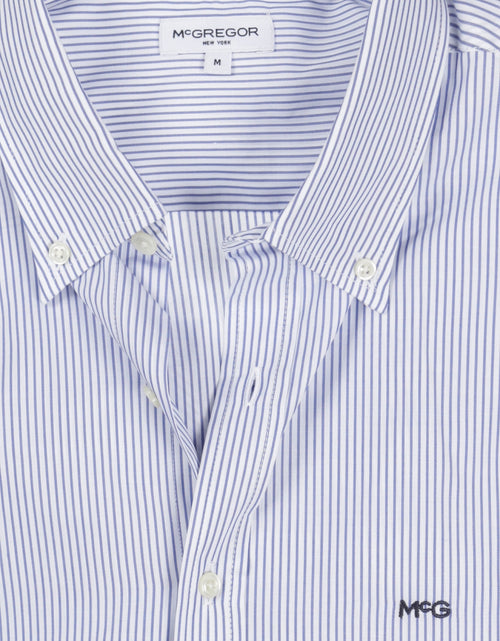 Regular fit gestreept overhemd | Light Blue