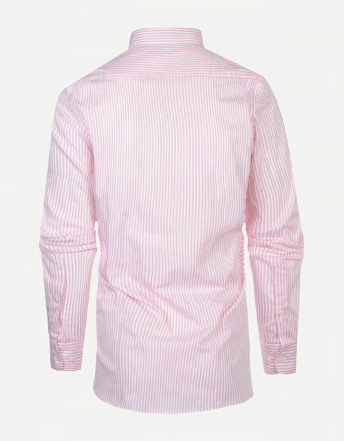Regular fit gestreept overhemd | Pink