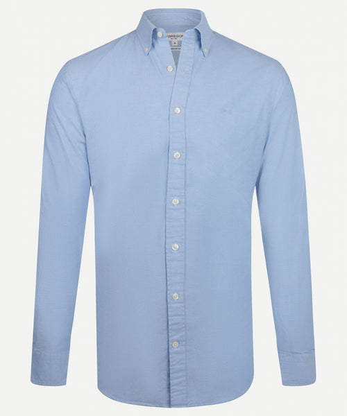 Stretch Oxford overhemd met lange mouwen | Light Blue