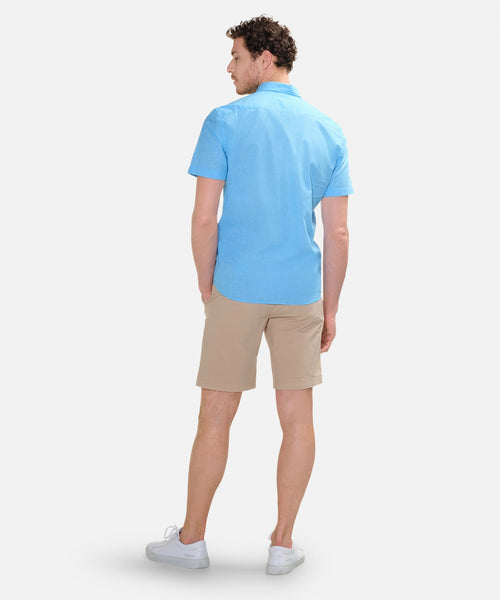 Overhemd korte mouwen | Aqua
