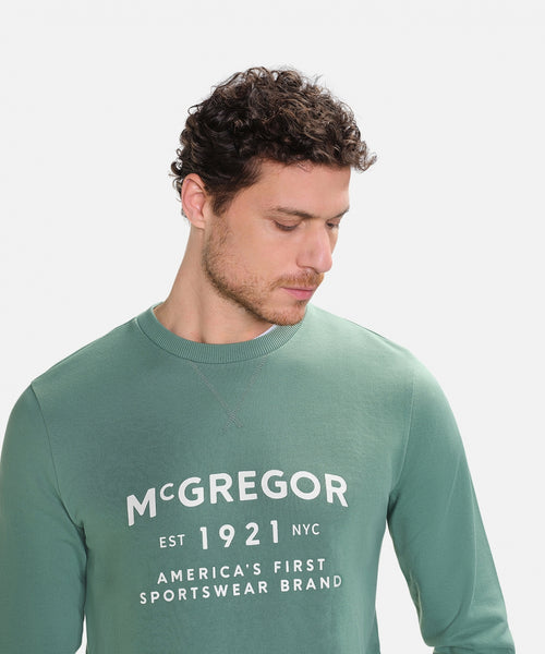 Sweater met ronde hals | Green