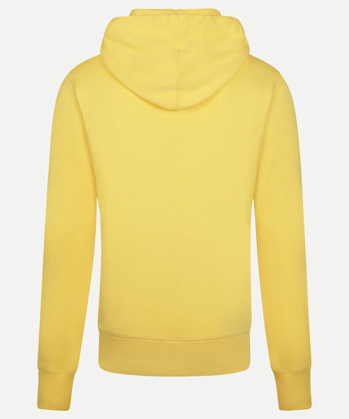 Hoodie met opschrift | Light Yellow