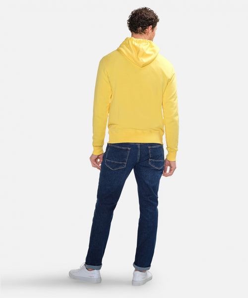 Hoodie met opschrift | Light Yellow