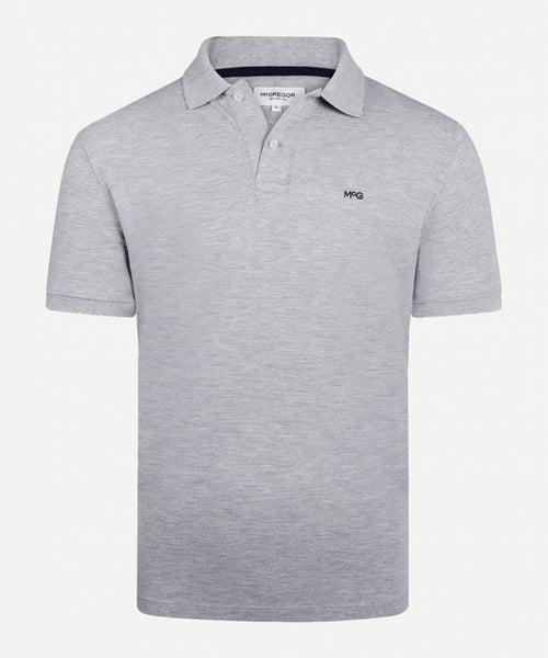 Klassieke polo regular fit | Grey Melange