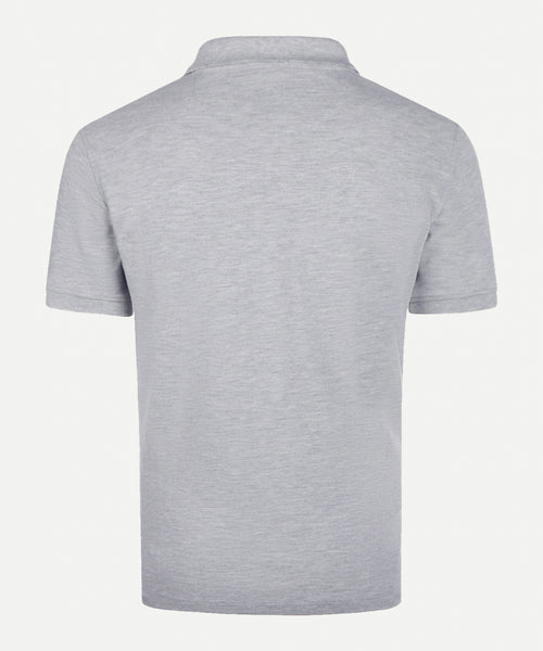 Klassieke polo regular fit | Grey Melange