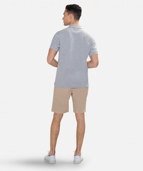 Klassieke polo regular fit | Grey Melange