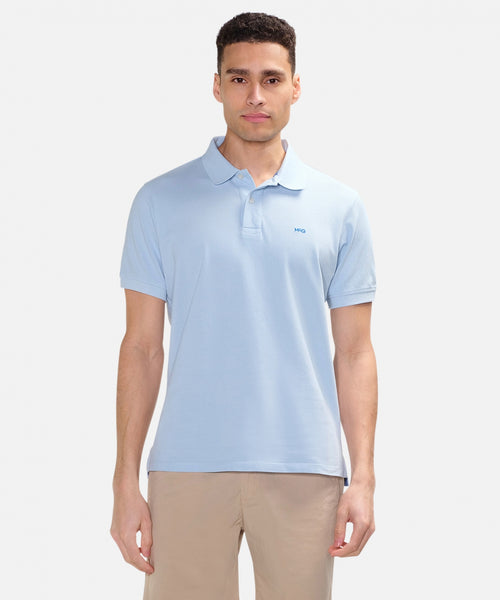 Klassieke polo regular fit | Light Blue