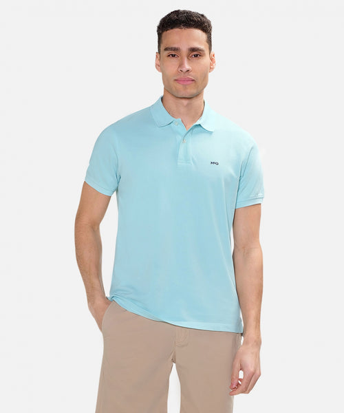 Klassieke polo regular fit | Light Turquoise