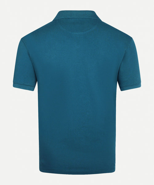 Klassieke polo regular fit | Dark Turquoise