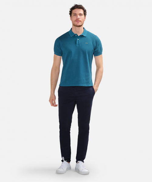 Klassieke polo regular fit | Dark Turquoise